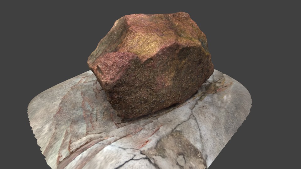 Scanned Rock (high poly) preview image 2